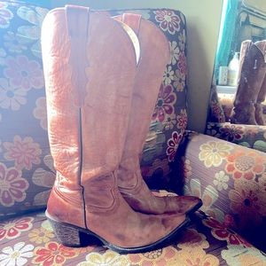 Old Gringo Yippee Ki Yay Boots Lisa western cowboy cowgirl Lt Brown